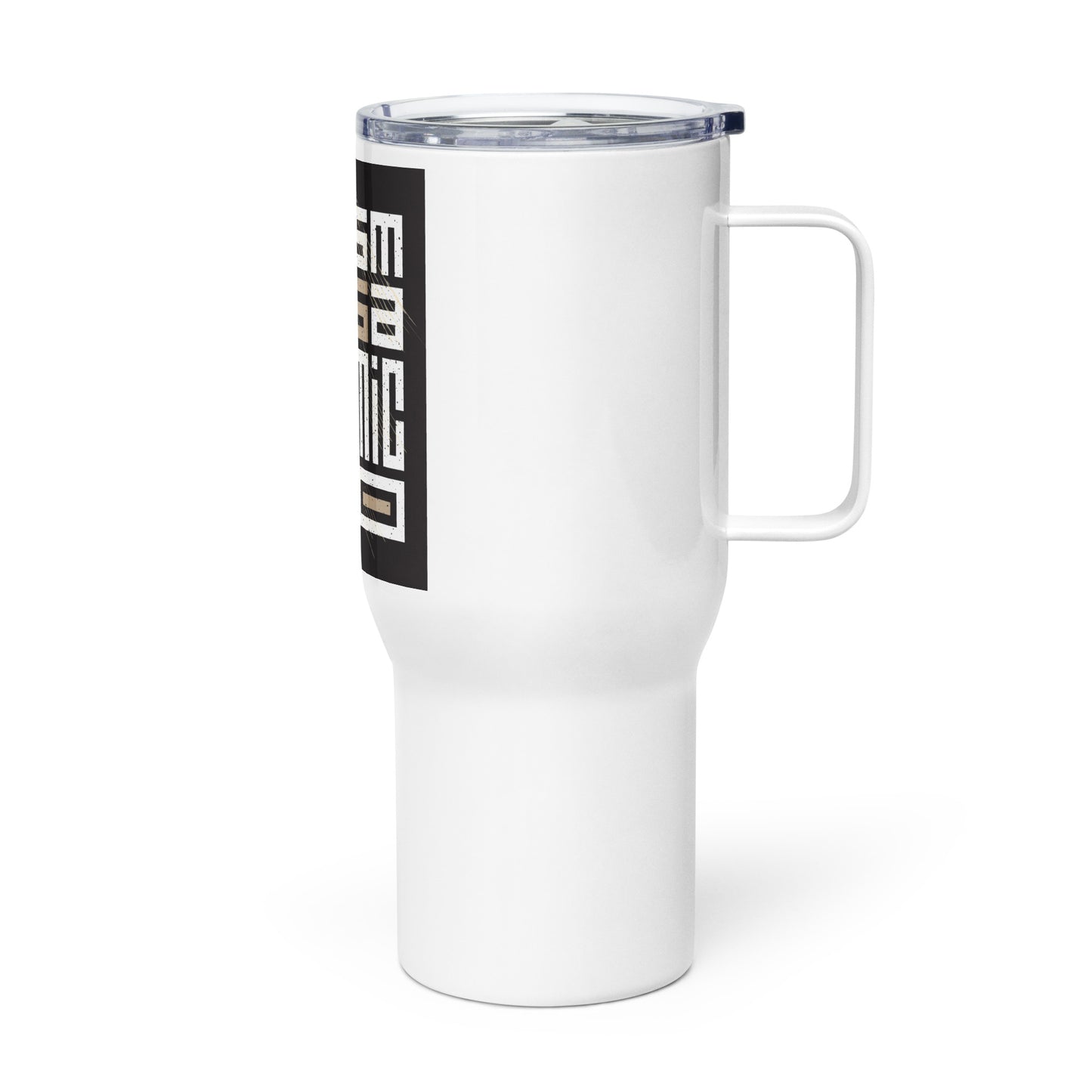 RACISM IS A PANDEMIC - Travel mug with a handle